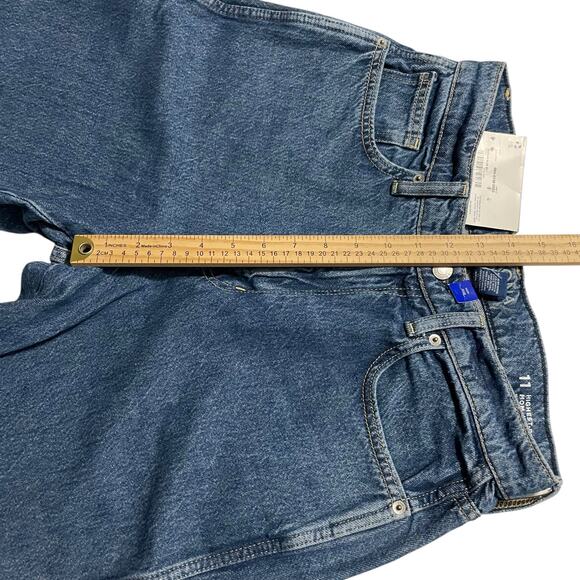 Arizona Jeans Womens Junior Size 11 Highest Rise Semi Relaxed Tapered Mom Jeans - Picture 10 of 11